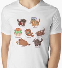 Form Nyaatron! Men's V-Neck T-Shirt