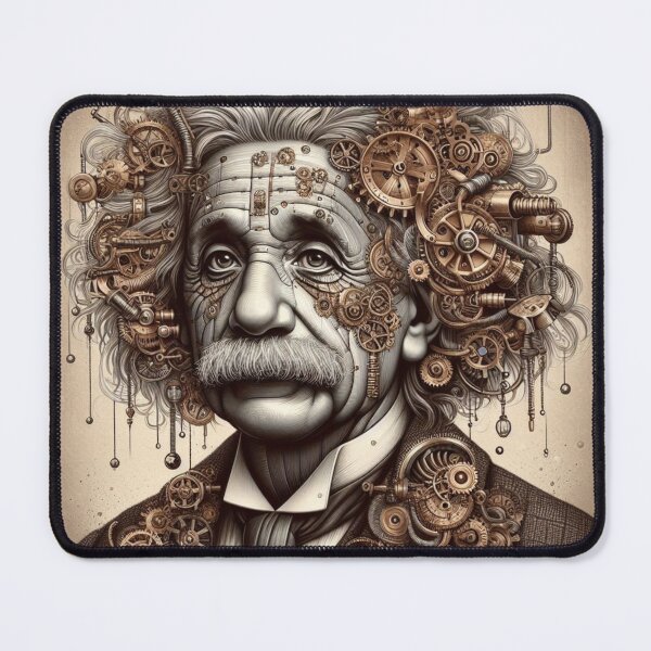 Item preview,  Albert Einstein Steampunk  designed and sold by sevenmountains.