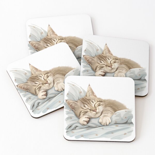 Item preview, Cute kitten taking a catnap 28 designed and sold by WEAR YOUR ATTITUDE.