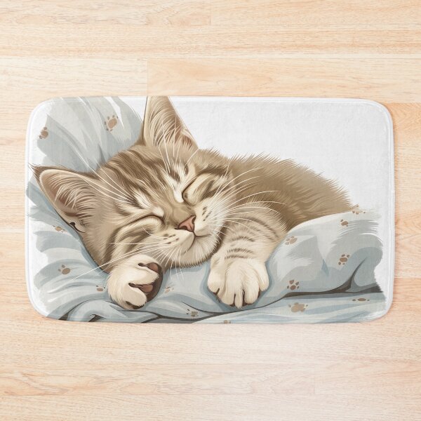 Item preview, Cute kitten taking a catnap 28 designed and sold by WEAR YOUR ATTITUDE.