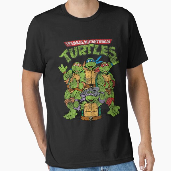 Vista previa del artículo con la obra « Logotipo retro clásico de las Tortugas Ninja mutantes adolescentes», diseñado y vendido por GaylorWiso.