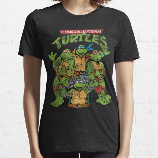 Vista previa del artículo con la obra « Logotipo retro clásico de las Tortugas Ninja mutantes adolescentes», diseñado y vendido por GaylorWiso.