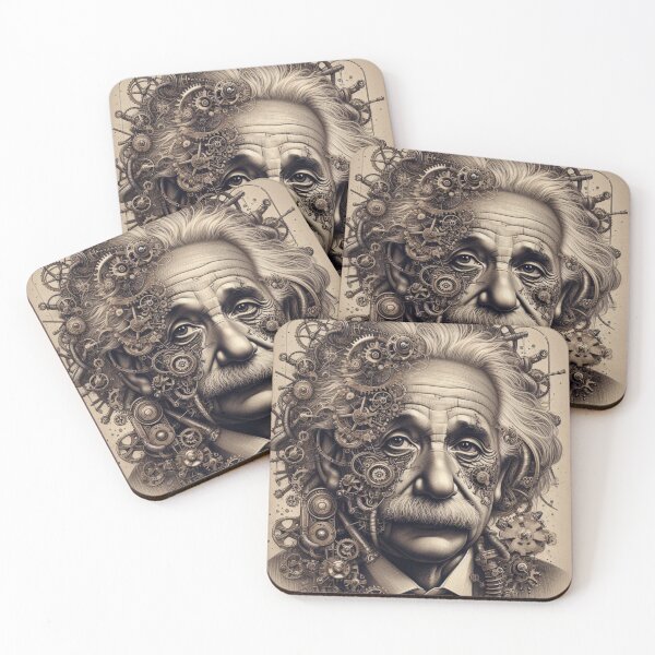 Item preview, Albert Einstein Steampunk  designed and sold by sevenmountains.