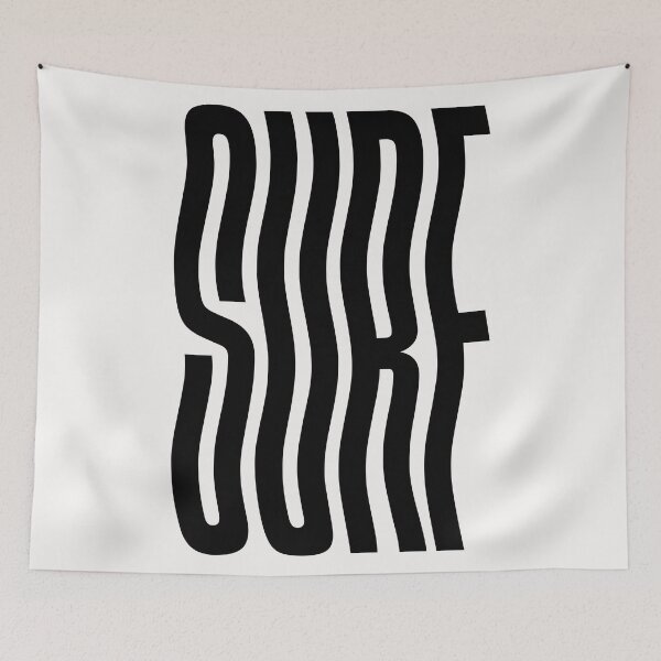 Item preview, Surf Wavy Text designed and sold by Paigaam.
