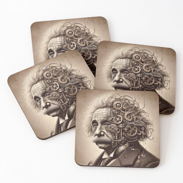 Item preview,  Albert Einstein Steampunk  designed and sold by sevenmountains.