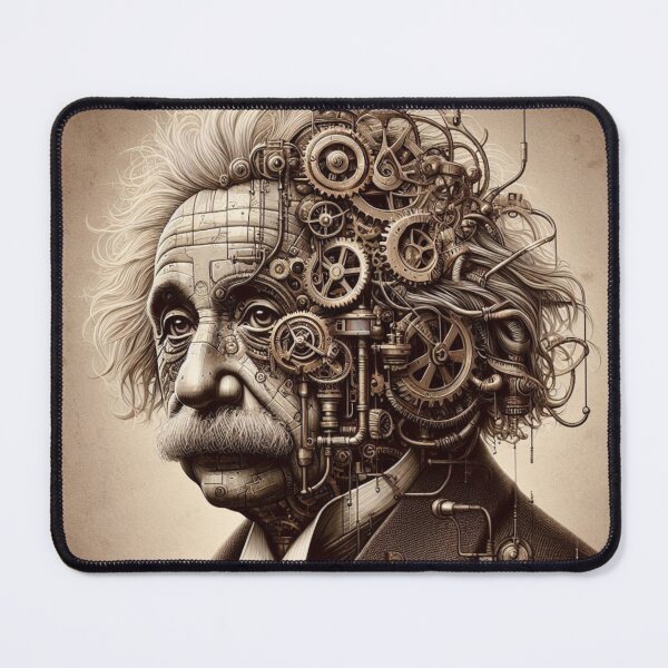 Item preview, Albert Einstein Steampunk designed and sold by sevenmountains.