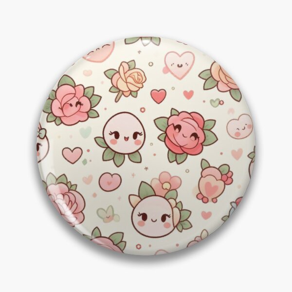 Item preview, Kawaii roses pattern designed and sold by Thedigital91.