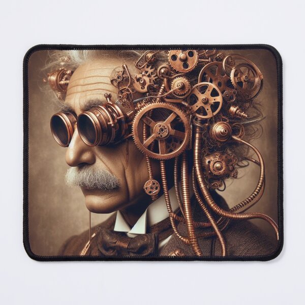 Item preview,  Albert Einstein Steampunk  designed and sold by sevenmountains.