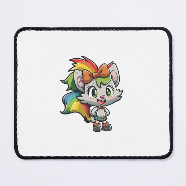 Item preview, Kawaii Baby Rainbow Wolf designed and sold by KawaiiArtStyle.