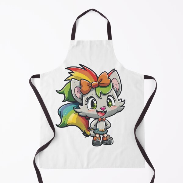 Item preview, Kawaii Baby Rainbow Wolf designed and sold by KawaiiArtStyle.
