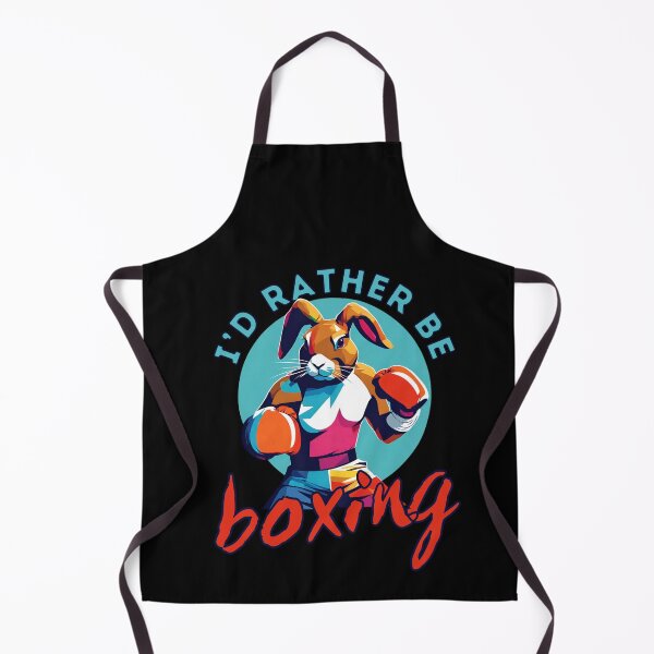 Item preview, I'd Rather Be Boxing Funny Boxing Rabbit designed and sold by TrueArtsStore.