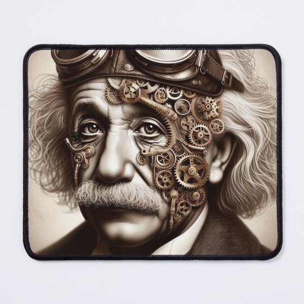 Item preview, Albert Einstein Steampunk  designed and sold by sevenmountains.