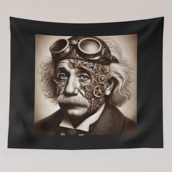Artikelvorschau, Albert Einstein Steampunk entworfen und verkauft von sevenmountains.