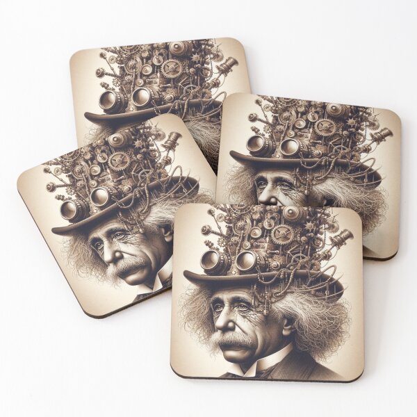 Item preview, Albert Einstein Steampunk designed and sold by sevenmountains.