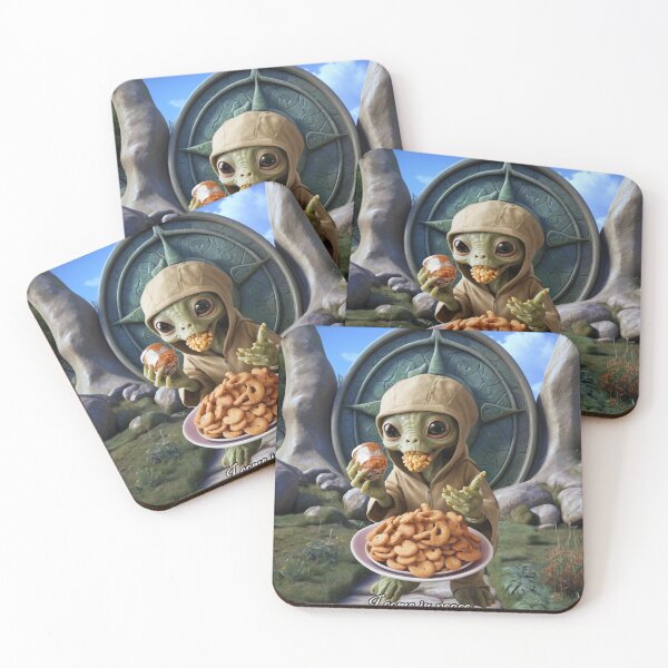 Item preview, I come in peace... and with snacks. UFO memes designed and sold by AleksKos.