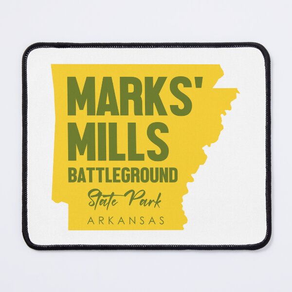 Item preview, Marks' Mills Battleground State Park Arkansas Map designed and sold by bivenart.