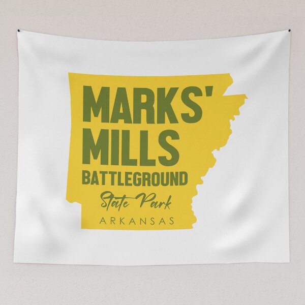 Item preview, Marks' Mills Battleground State Park Arkansas Map designed and sold by bivenart.