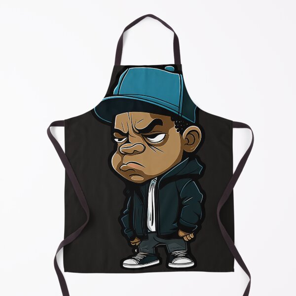 Item preview, American Rapper Cartoon Portrait Print designed and sold by RudolpGulgowski.