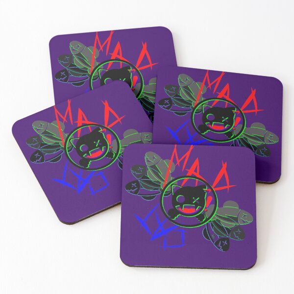 Item preview, Crazy coins Mad Cat designed and sold by GhostInkRB.
