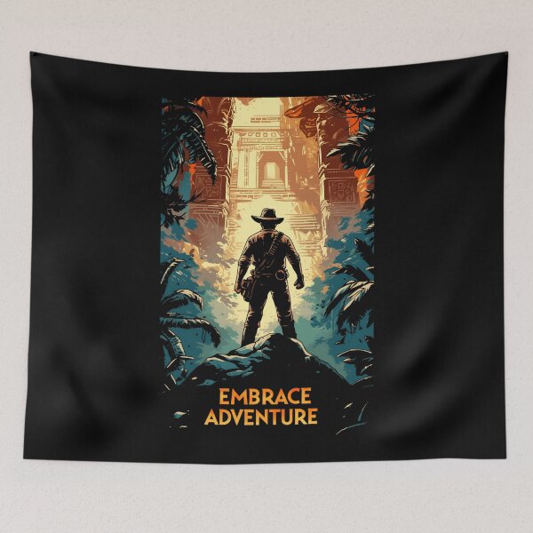 Item preview, Embrace Adventure - Jungle Explorer - Indy designed and sold by Fenay Designs.