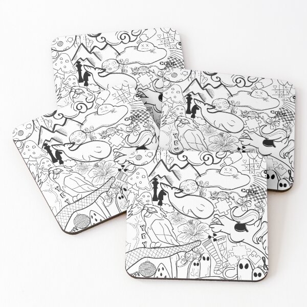 Item preview, CRAZY PICTURE- BLACK & WHITE- SCRIBBLES designed and sold by InNeRoDa.