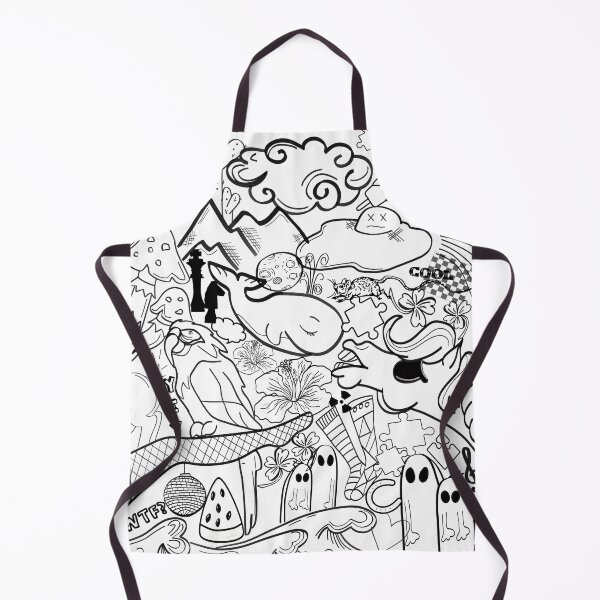 Item preview, CRAZY PICTURE- BLACK & WHITE- SCRIBBLES designed and sold by InNeRoDa.