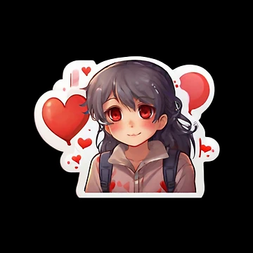 Aperçu de l'œuvre Anime Yeux Rouges Amour de products4urduke
