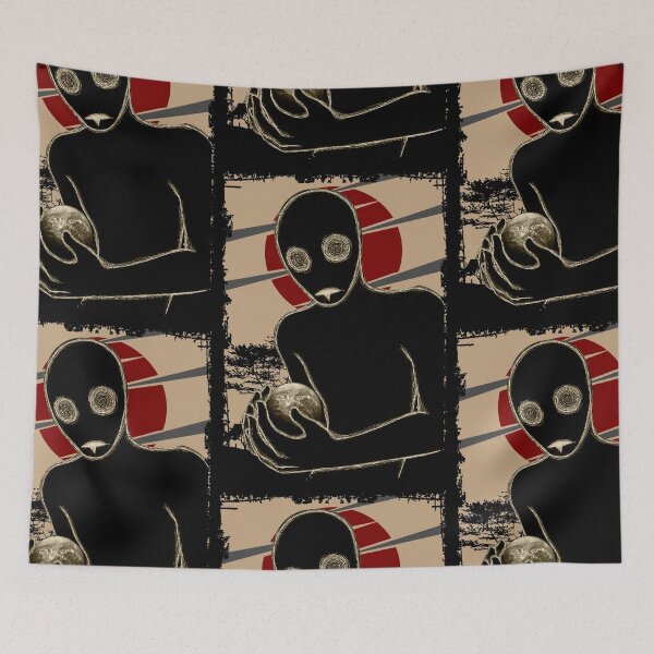 Item preview, Anti Spiral Gurren Lagann Retro Landscape Design designed and sold by Wafusaurus.