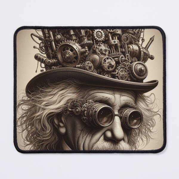 Item preview, Albert Einstein Steampunk  designed and sold by sevenmountains.