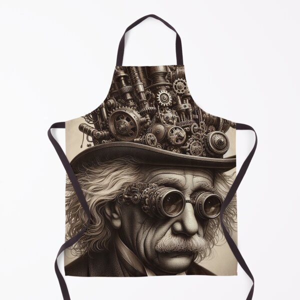Item preview, Albert Einstein Steampunk designed and sold by sevenmountains.