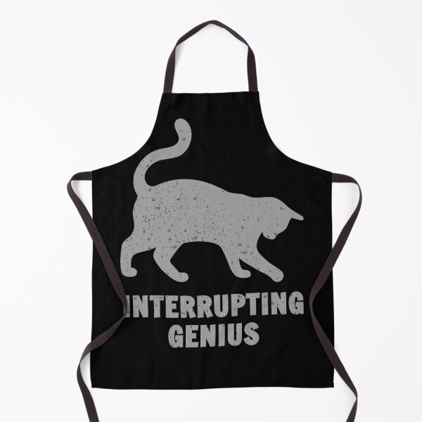 Item preview, interrupting genius cat silhouette designed and sold by InfiniteZone1.