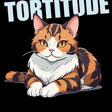 Vorschaubild zum Design Tortitude Tortie Lover Tortoiseshell Cat Pet Lover Tortie Gear von DynamicDesign