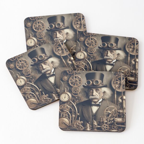 Item preview, Albert Einstein Steampunk  designed and sold by sevenmountains.