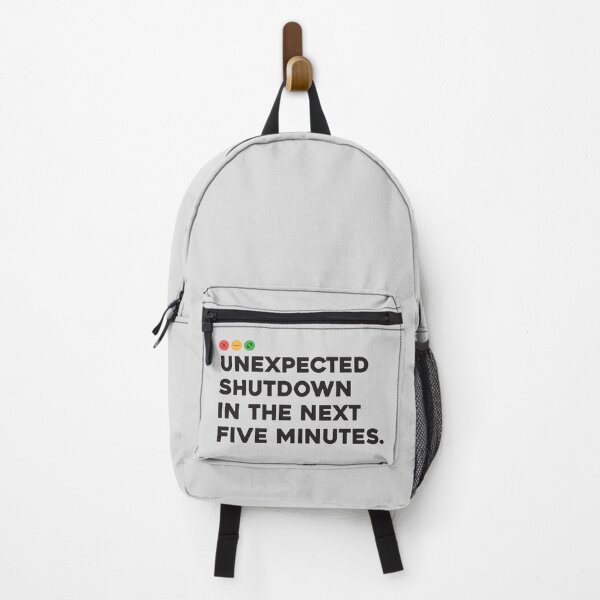 Item preview, Funny error message. Unexpected shutdown in next 5 minutes designed and sold by softwaretesting.