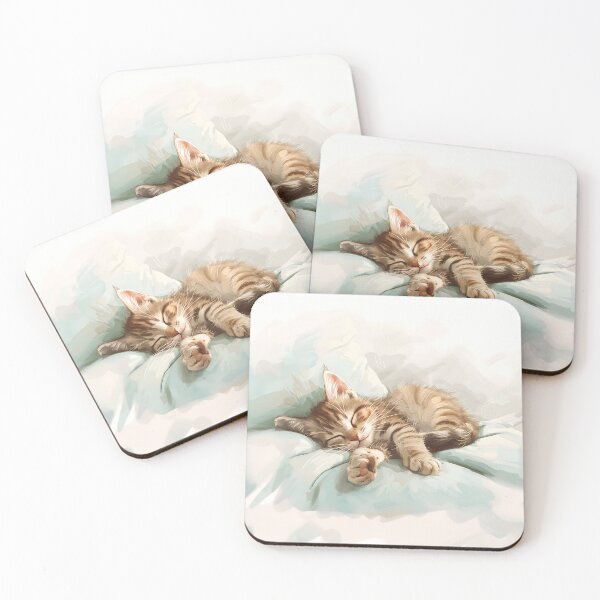 Item preview, Cute kitten taking a catnap 30 designed and sold by WEAR YOUR ATTITUDE.
