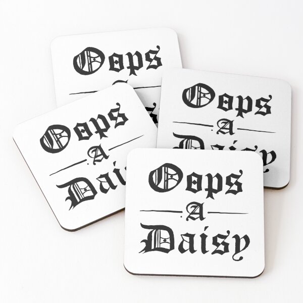 Item preview, Oops A Daisy Black Letter designed and sold by OopsADaisyCo.
