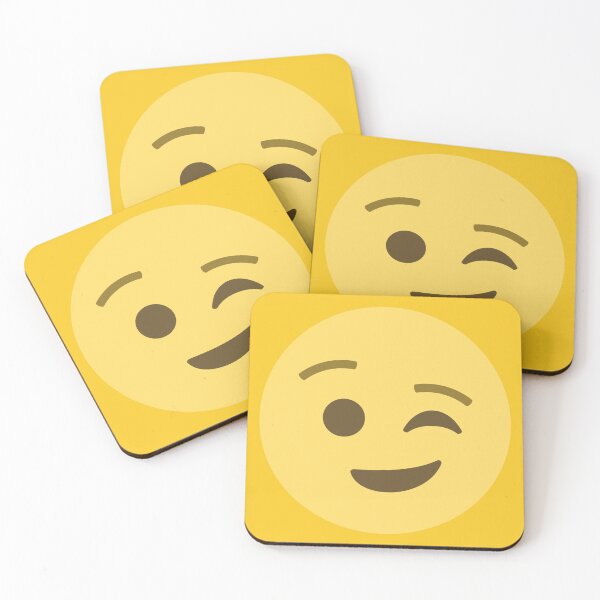 Item preview, Winking Face Emoji designed and sold by patternsbyposh.