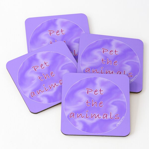Item preview, Pet The Animals (Self Care) (Purple) designed and sold by ThatSpicyStitch.