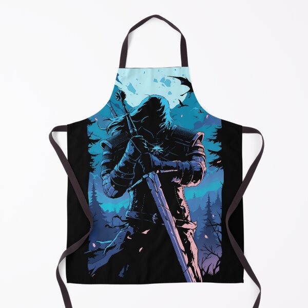 Item preview, Lone Monster Hunter by a Moonlit Night - Witcher designed and sold by Fenay Designs.