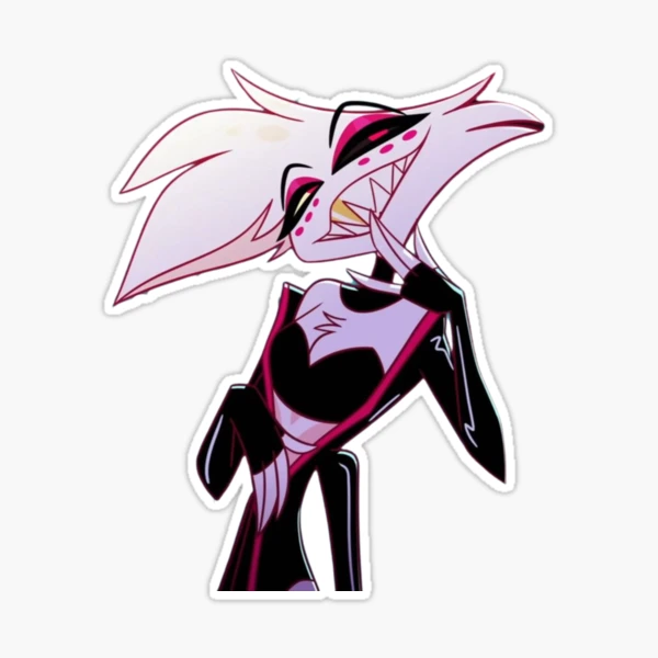 Angeldust Hazbin Hotel Poison Tshirt Sticker v2