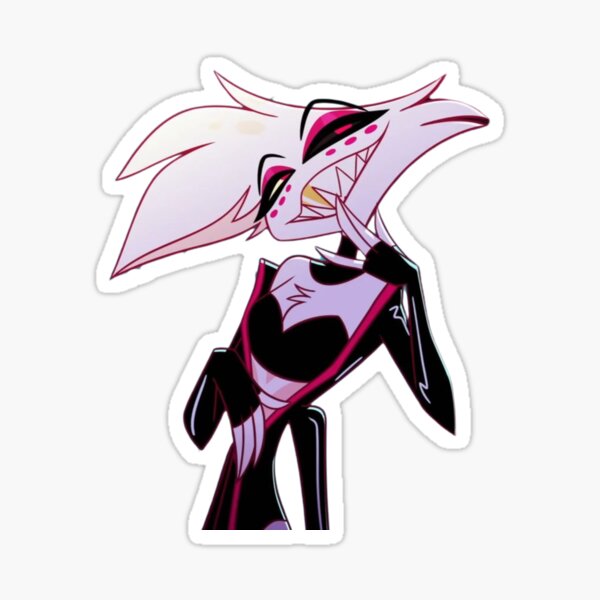 Item preview, Angeldust Hazbin Hotel Poison Tshirt Sticker v2 designed and sold by WartortleFr3ak.
