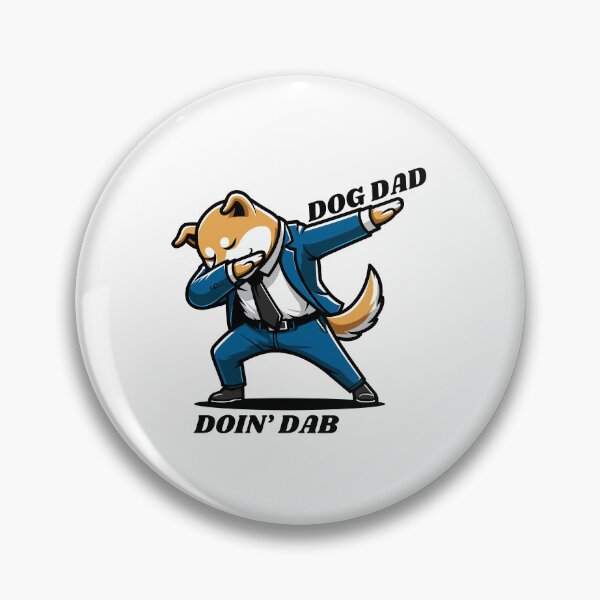 Item preview, dog dad doin dab  designed and sold by cave-canvas.