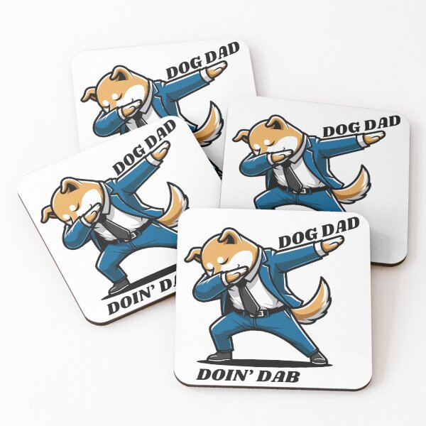 Item preview, dog dad doin dab  designed and sold by cave-canvas.