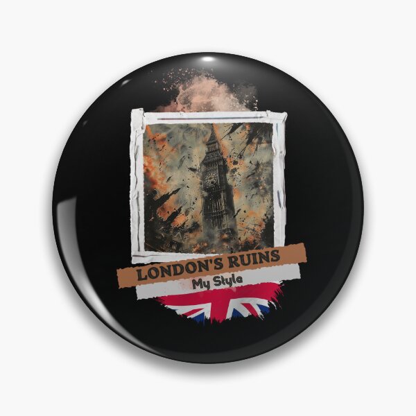 Item preview, Eerie Post-Apocalyptic Fallen London Art: Big Ben in Ruins designed and sold by zax454.