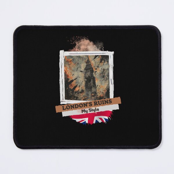 Item preview, Eerie Post-Apocalyptic Fallen London Art: Big Ben in Ruins designed and sold by zax454.