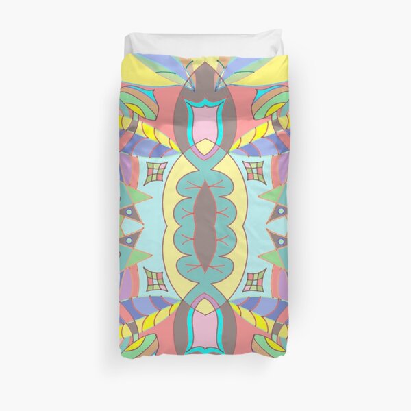 Leaves abstract pattern Duvet Cover