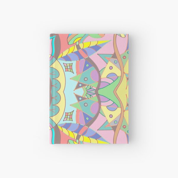 Leaves abstract pattern Hardcover Journal