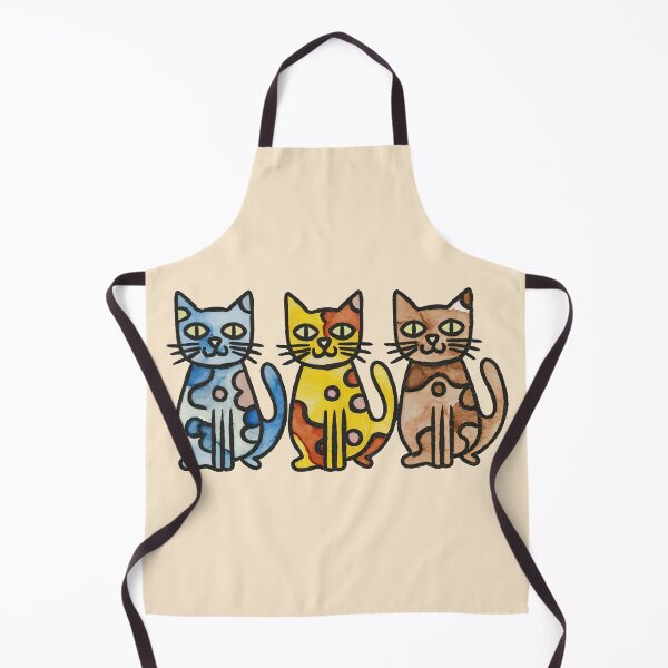 Item preview, Triple Trouble - Pastel Trio of Feline Charm designed and sold by Delemore Art.