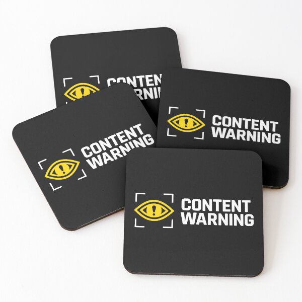 Item preview, Content warning logo designed and sold by Skeevy.