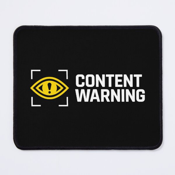 Item preview, Content warning logo designed and sold by Skeevy.